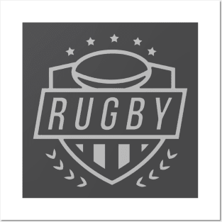 Rugby logo Posters and Art